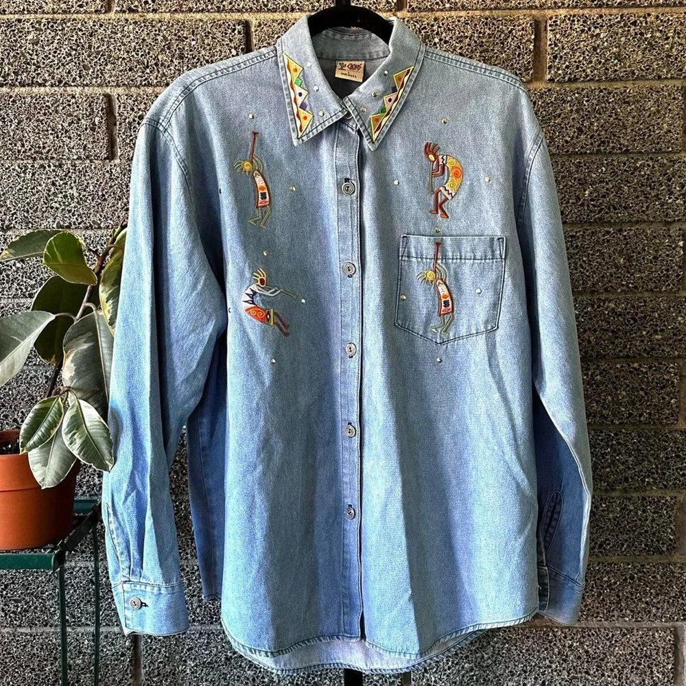 Vintage 80s/90s Cactus California Western Shirt - Picture 1 of 5